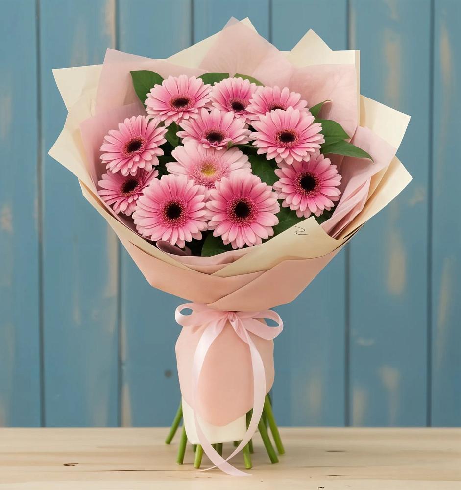 Букет пурпурно-розовый в Волгограде Букет цветов из: Герберы в Волгограде