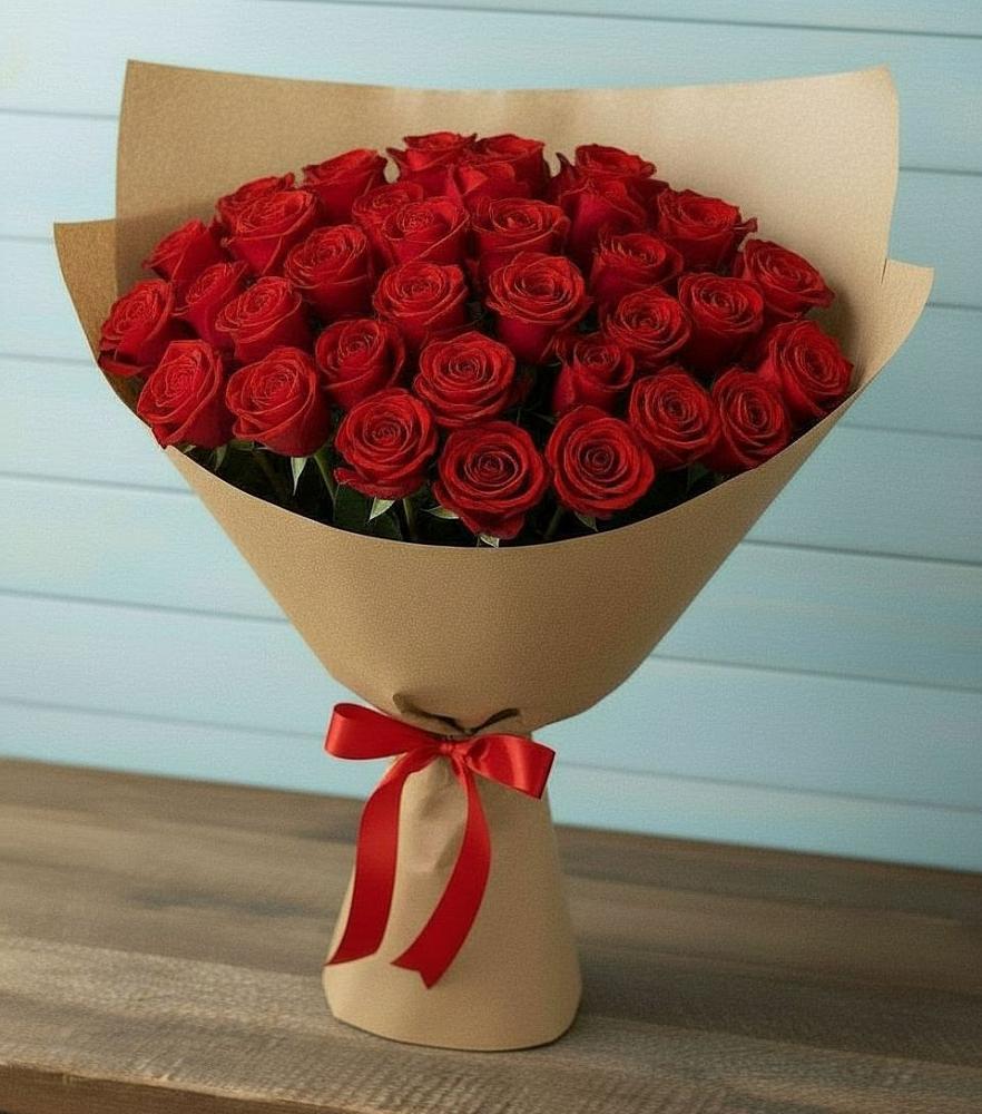 Красные розы Милано в Волгограде Букет Красные розы Милано в Волгограде
