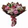 Букет Розовое очарование в Волгограде Букет цветов из: Хризантемы, Альстромерии и Розы в Волгограде