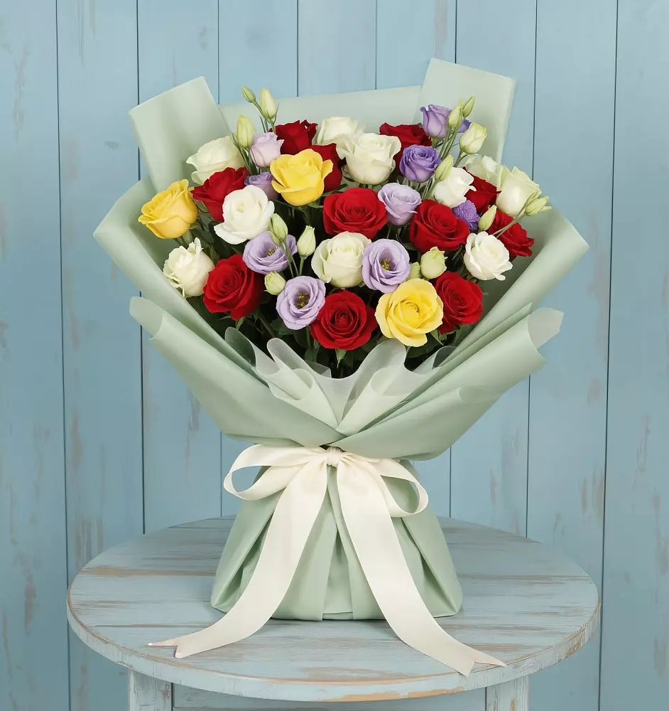 Букет Модная красотка в Волгограде Букет цветов из: Розы в Волгограде