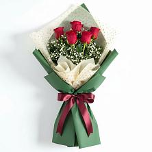 Букет рубиновое очарование в Волгограде Букет цветов из:  Розы в Волгограде