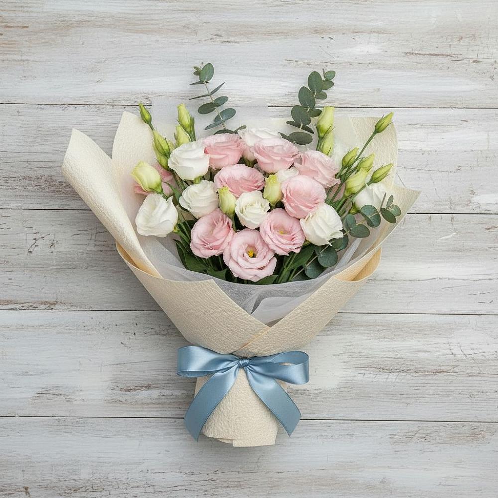 Букет цветов из: Лизиантусы в Волгограде